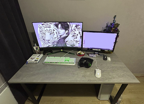 Деревянный стол Лота Лофт 120х75 белый матовый / дуб крафт золотой фото покупателя 996